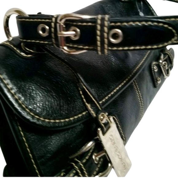 Franco Sarto Black Purse (B6) - Picture 5 of 11